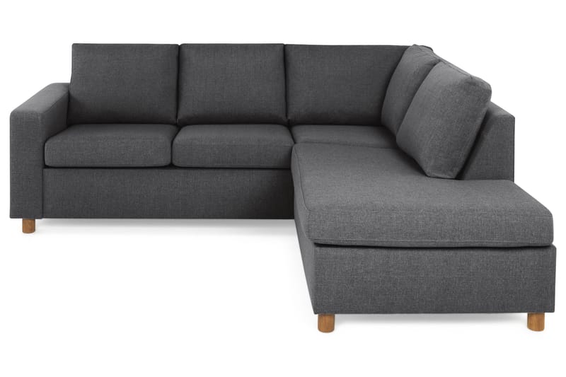 Crazy 2-Pers. Sofa med Chaiselong Højre - Mørkegrå - Møbler - Sofaer - Sofa med chaiselong