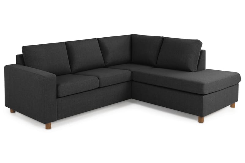 Crazy 2-Pers. Sofa med Chaiselong Højre - Antracit - Møbler - Sofaer - Sofa med chaiselong