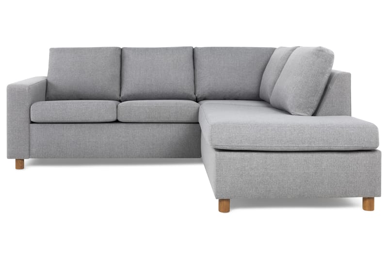 Crazy 2-Pers. Sofa med Chaiselong Højre - Lysegrå - Møbler - Sofaer - Sofa med chaiselong