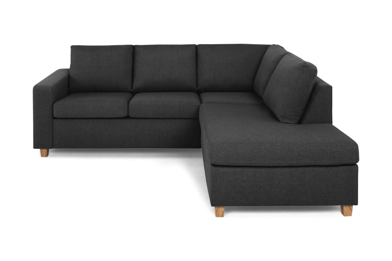 Crazy 2-Pers. Sofa med Chaiselong Højre - Antracit - Møbler - Sofaer - Sofa med chaiselong