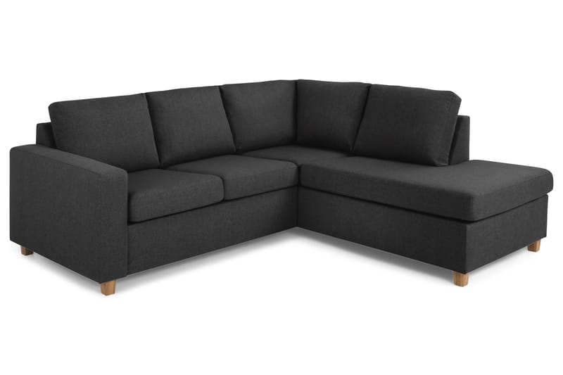 Crazy 2-Pers. Sofa med Chaiselong Højre - Antracit - Møbler - Sofaer - Sofa med chaiselong