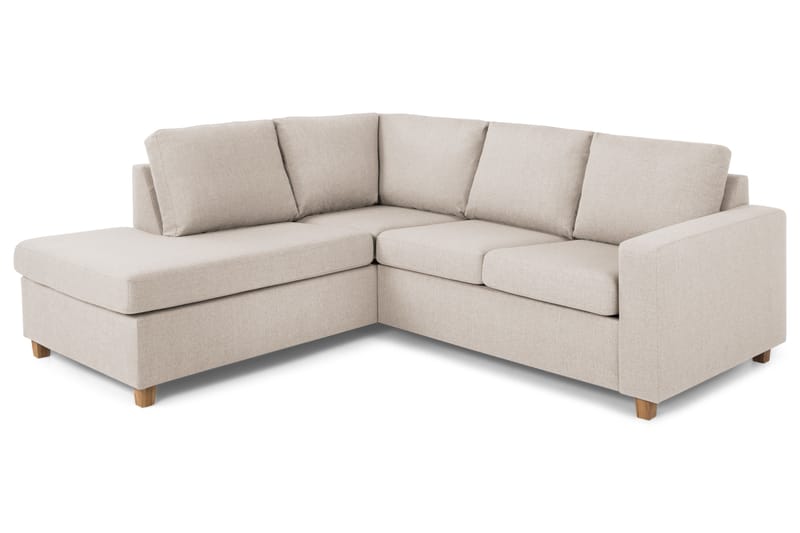 Crazy 2-Pers. Sofa med Chaiselong Venstre - Beige - Møbler - Sofaer - Sofa med chaiselong