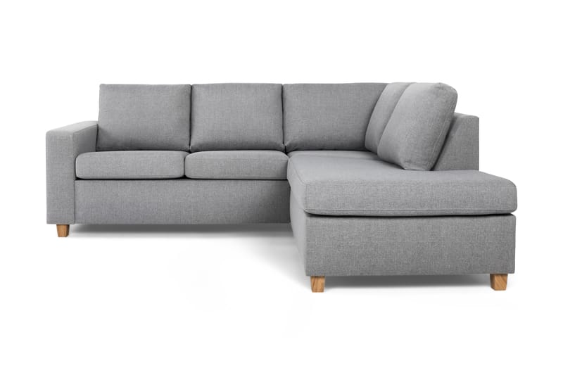 Crazy 2-Pers. Sofa med Chaiselong Højre - Lysegrå - Møbler - Sofaer - Sofa med chaiselong