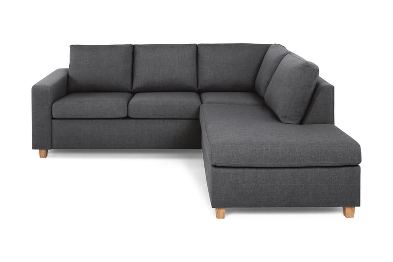 Crazy 2-Pers. Sofa med Chaiselong Højre - Mørkegrå - Møbler - Sofaer - Sofa med chaiselong