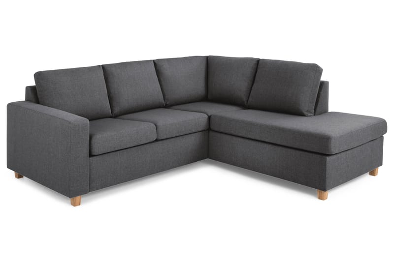 Crazy 2-Pers. Sofa med Chaiselong Højre - Mørkegrå - Møbler - Sofaer - Sofa med chaiselong