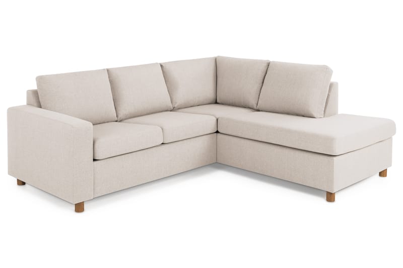 Crazy 2-Pers. Sofa med Chaiselong Højre - Beige - Møbler - Sofaer - Sofa med chaiselong