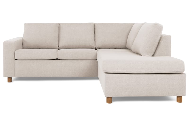 Crazy 2-Pers. Sofa med Chaiselong Højre - Beige - Møbler - Sofaer - Sofa med chaiselong