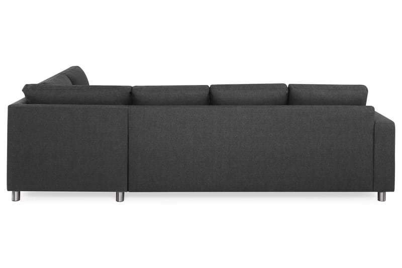 Crazy 3-Pers. Sofa med Chaiselong Højre - Antracit - Møbler - Sofaer - Sofa med chaiselong