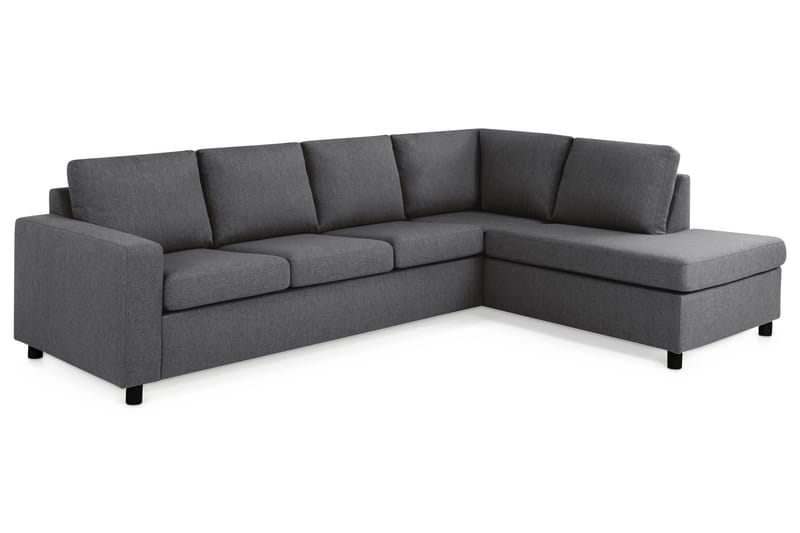 Crazy 3-Pers. Sofa med Chaiselong Højre - Mørkegrå - Møbler - Sofaer - Sofa med chaiselong