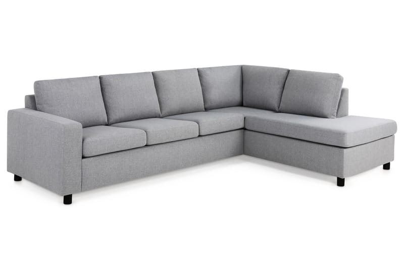 Crazy 3-Pers. Sofa med Chaiselong Højre - Lysegrå - Møbler - Sofaer - Sofa med chaiselong