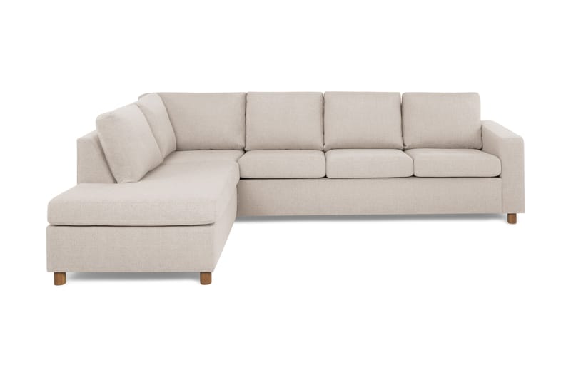 Crazy 3-Pers. Sofa med Chaiselong Venstre - Beige - Møbler - Sofaer - Sofa med chaiselong