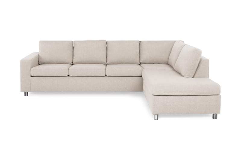 Crazy 3-Pers. Sofa med Chaiselong Højre - Beige - Møbler - Sofaer - Sofa med chaiselong