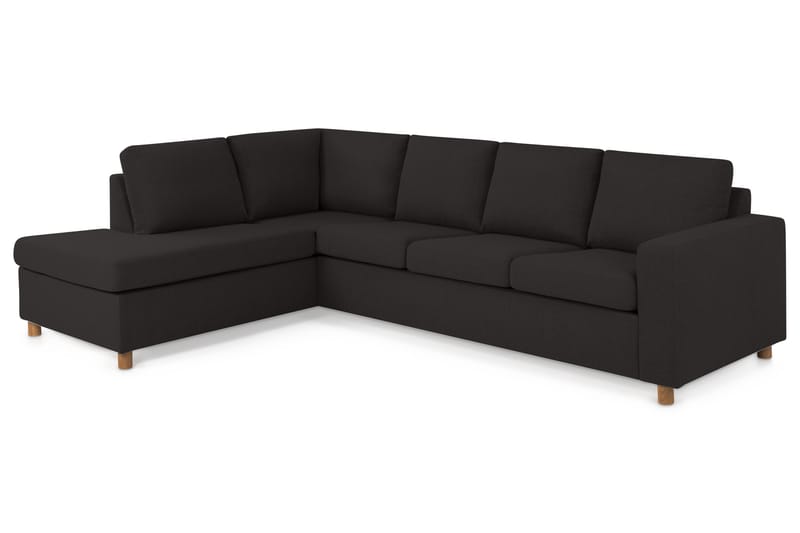 Crazy 3-Pers. Sofa med Chaiselong Venstre - Antracit - Møbler - Sofaer - Sofa med chaiselong