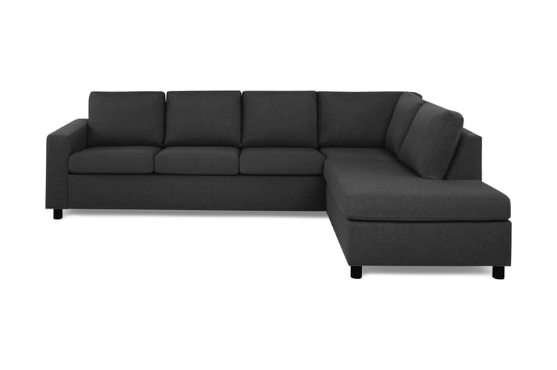 Crazy 3-Pers. Sofa med Chaiselong Højre - Antracit - Møbler - Sofaer - Sofa med chaiselong