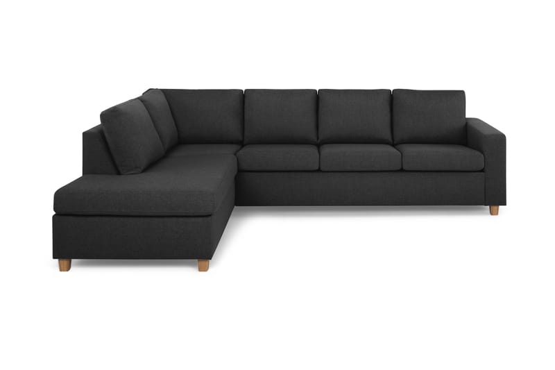 Crazy 3-Pers. Sofa med Chaiselong Venstre - Antracit - Møbler - Sofaer - Sofa med chaiselong