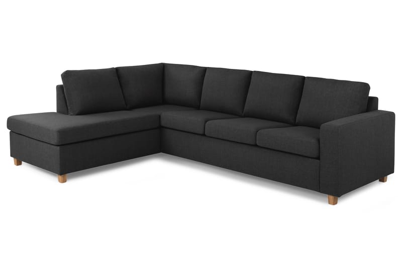 Crazy 3-Pers. Sofa med Chaiselong Venstre - Antracit - Møbler - Sofaer - Sofa med chaiselong