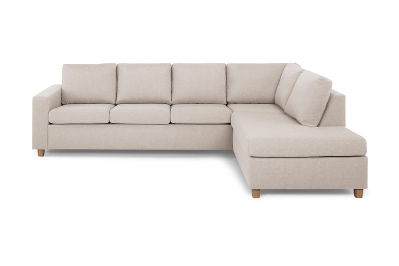 Crazy 3-Pers. Sofa med Chaiselong Højre - Beige - Møbler - Sofaer - Sofa med chaiselong