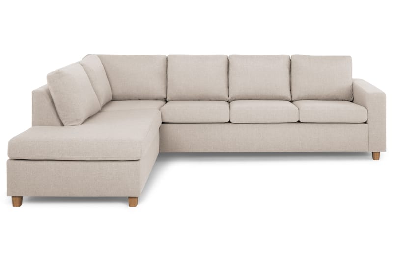 Crazy 3-Pers. Sofa med Chaiselong Venstre - Beige - Møbler - Sofaer - Sofa med chaiselong