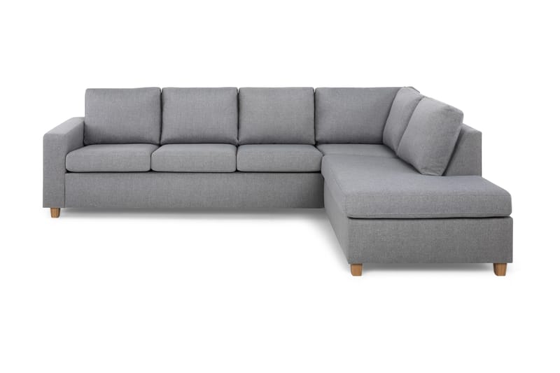 Crazy 3-Pers. Sofa med Chaiselong Højre - Lysegrå - Møbler - Sofaer - Sofa med chaiselong