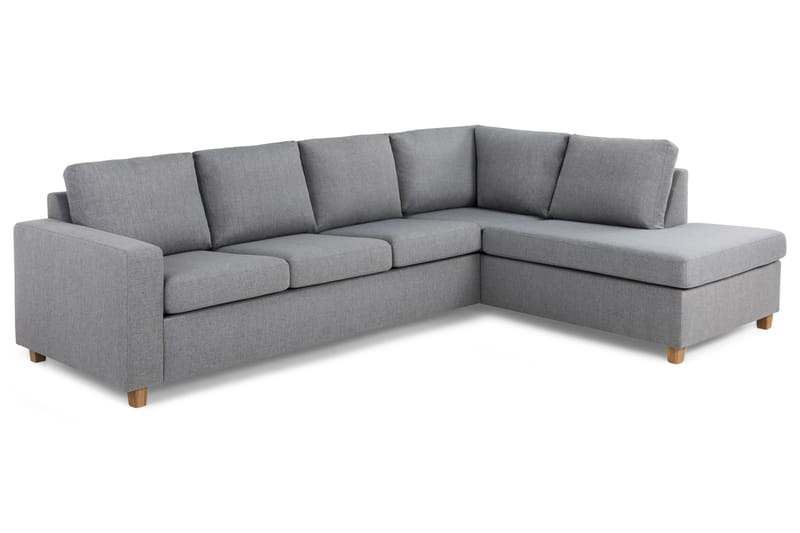 Crazy 3-Pers. Sofa med Chaiselong Højre - Lysegrå - Møbler - Sofaer - Sofa med chaiselong