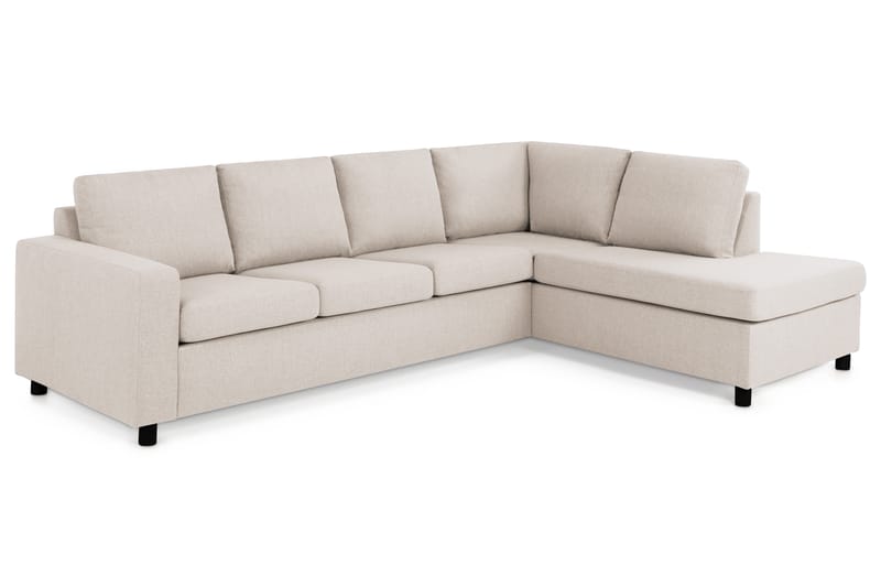 Crazy 3-Pers. Sofa med Chaiselong Højre - Beige - Møbler - Sofaer - Sofa med chaiselong