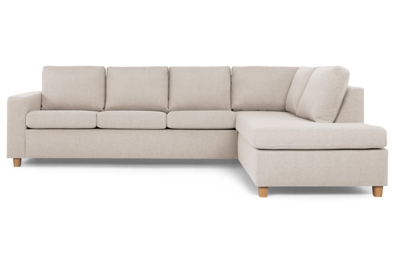 Crazy 3-Pers. Sofa med Chaiselong Højre - Beige - Møbler - Sofaer - Sofa med chaiselong