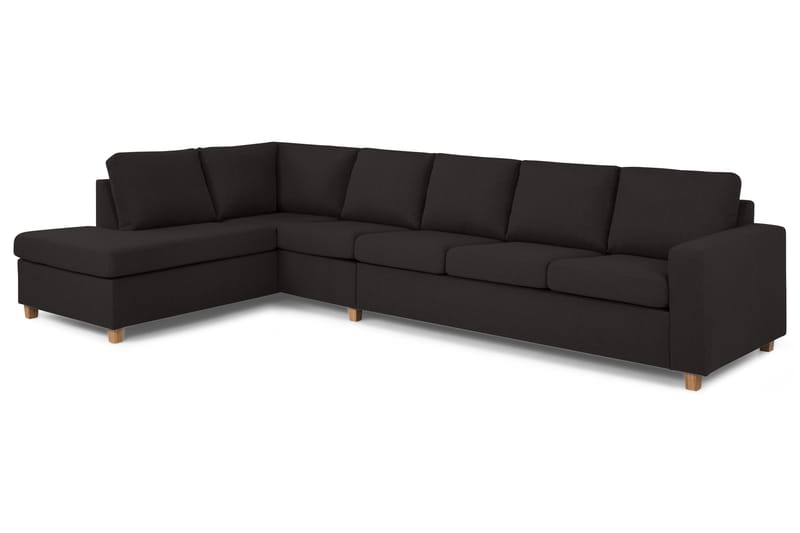 Crazy 4-Pers. Sofa med Chaiselong Venstre - Antracit - Møbler - Sofaer - Sofa med chaiselong