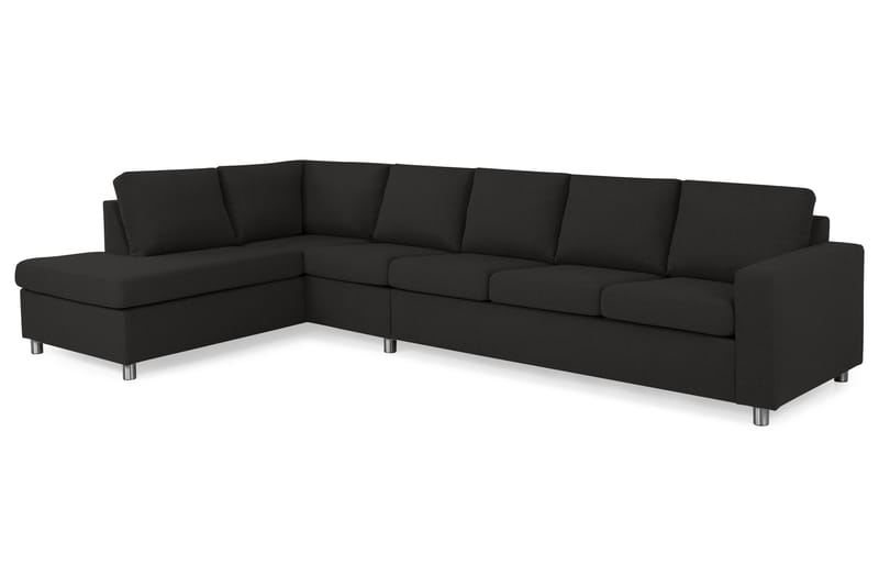 Crazy 4-Pers. Sofa med Chaiselong Venstre - Antracit - Møbler - Sofaer - Sofa med chaiselong