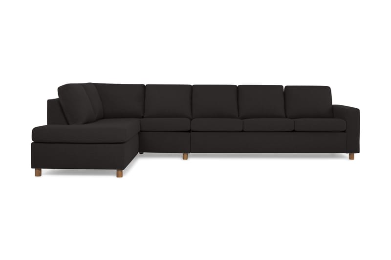 Crazy 4-Pers. Sofa med Chaiselong Venstre - Antracit - Møbler - Sofaer - Sofa med chaiselong