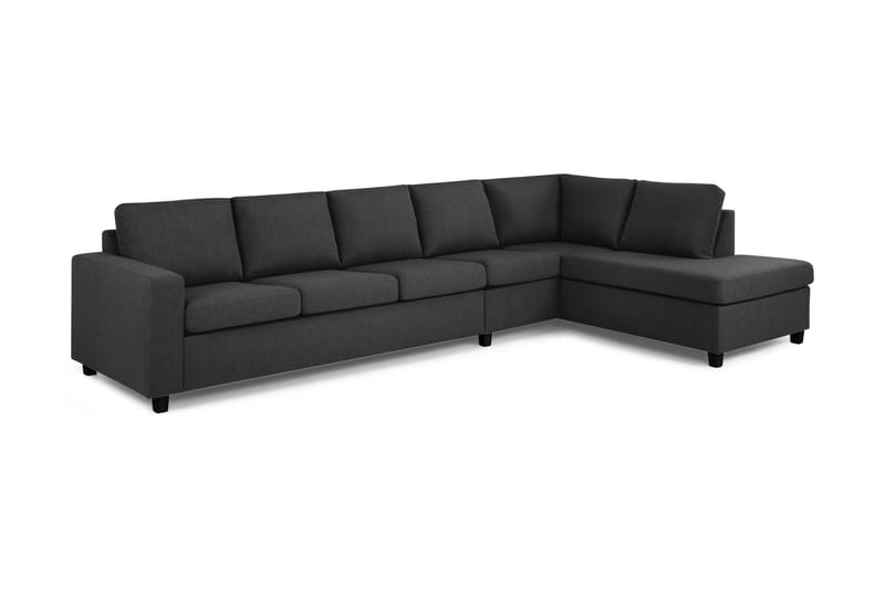 Crazy 4-Pers. Sofa med Chaiselong Højre - Antracit - Møbler - Sofaer - Sofa med chaiselong