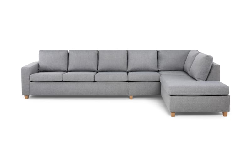 Crazy 4-Pers. Sofa med Chaiselong Højre - Lysegrå - Møbler - Sofaer - Sofa med chaiselong