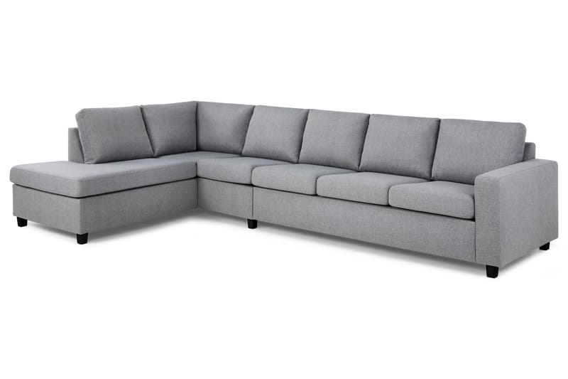 Crazy 4-Pers. Sofa med Chaiselong Venstre - Lysegrå - Møbler - Sofaer - Sofa med chaiselong