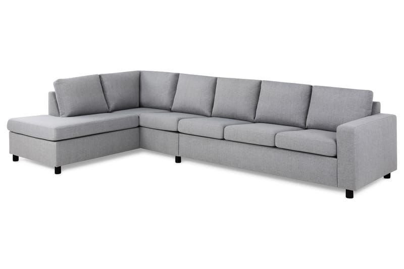 Crazy 4-Pers. Sofa med Chaiselong Venstre - Lysegrå - Møbler - Sofaer - Sofa med chaiselong