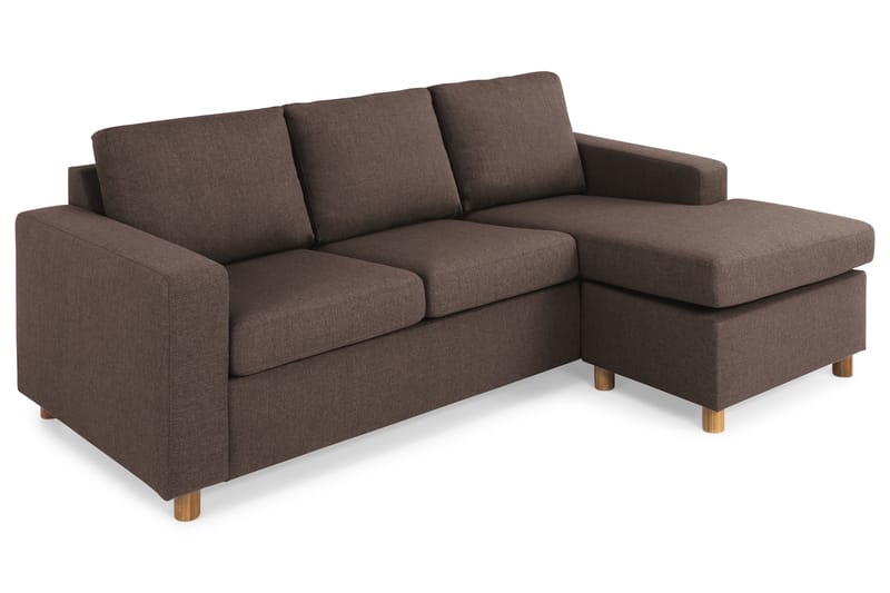 Crazy Chaiselongsofa 3-Pers. Vendbar - Brun - Møbler - Sofaer - Sofa med chaiselong