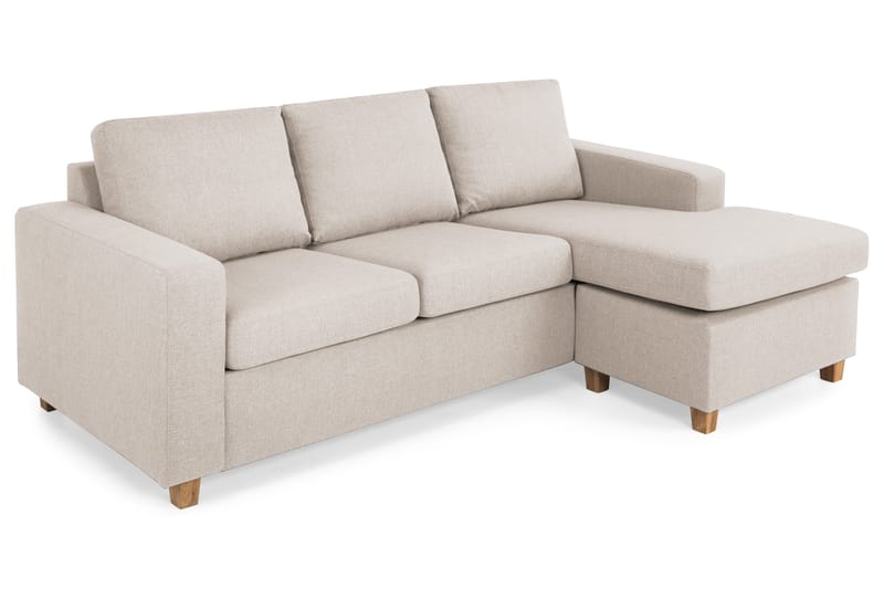 Crazy Chaiselongsofa 3-Pers. Vendbar - Beige - Møbler - Sofaer - Sofa med chaiselong