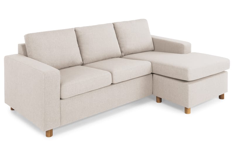 Crazy Chaiselongsofa 3-Pers. Vendbar - Beige - Møbler - Sofaer - Sofa med chaiselong