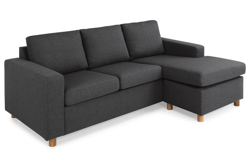 Crazy Chaiselongsofa 3-Pers. Vendbar - Antracit - Møbler - Sofaer - Sofa med chaiselong