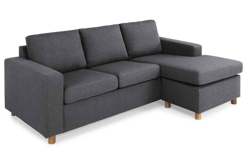 Crazy Chaiselongsofa 3-Pers. Vendbar - Mørkegrå - Møbler - Sofaer - Sofa med chaiselong