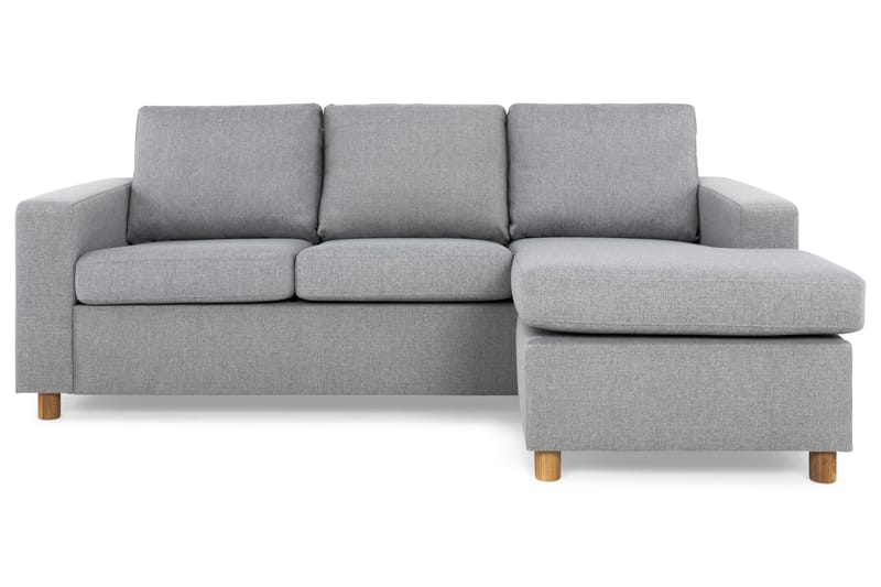 Crazy Chaiselongsofa 3-Pers. Vendbar - Lysegrå - Møbler - Sofaer - Sofa med chaiselong