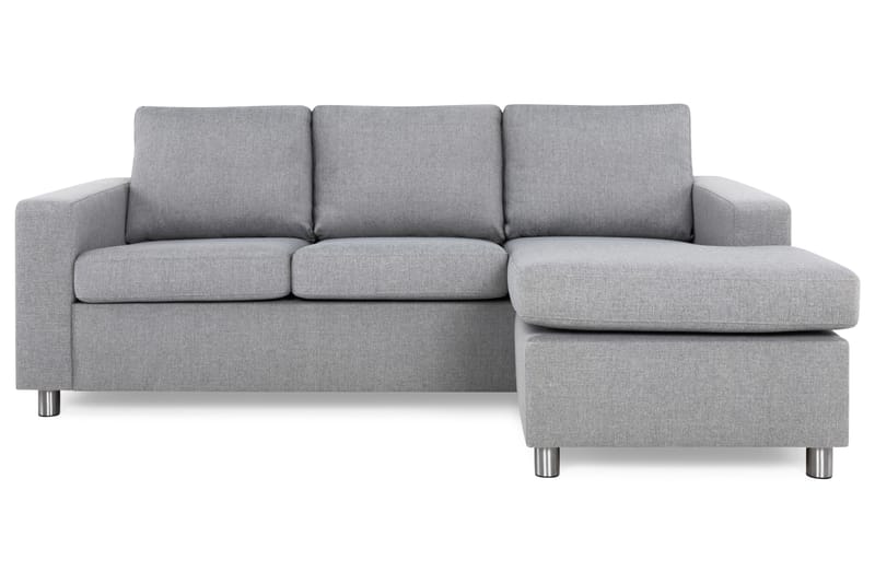 Crazy Chaiselongsofa 3-Pers. Vendbar - Lysegrå - Møbler - Sofaer - Sofa med chaiselong