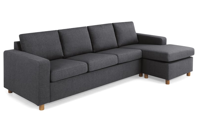 Crazy Chaiselongsofa 4-Pers. Vendbar - Mørkegrå - Møbler - Sofaer - Sofa med chaiselong