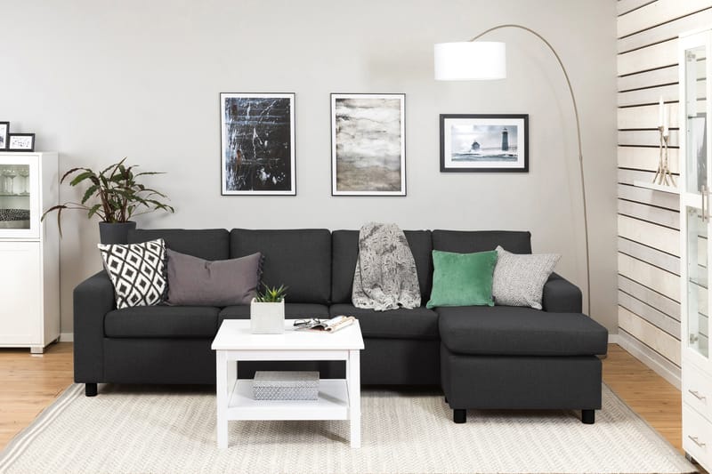 Crazy Chaiselongsofa 4-Pers. Vendbar - Antracit - Møbler - Sofaer - Sofa med chaiselong