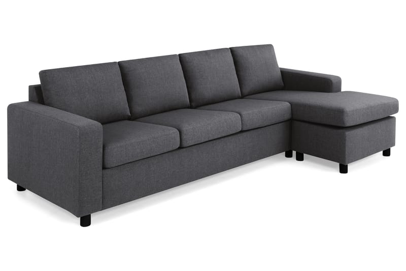 Crazy Chaiselongsofa 4-Pers. Vendbar - Mørkegrå - Møbler - Sofaer - Sofa med chaiselong