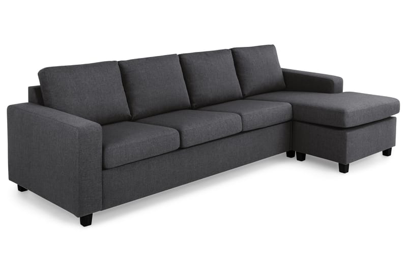 Crazy Chaiselongsofa 4-Pers. Vendbar - Mørkegrå - Møbler - Sofaer - Sofa med chaiselong