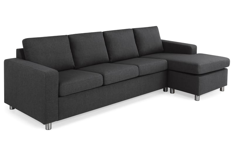 Crazy Chaiselongsofa 4-Pers. Vendbar - Antracit - Møbler - Sofaer - Sofa med chaiselong