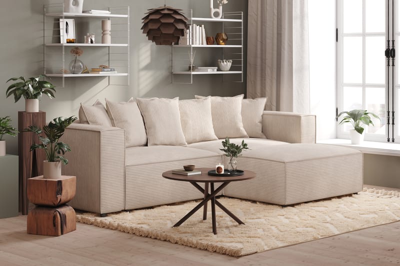 Cubo L-sofa - Brun - Møbler - Sofaer - Sofa med chaiselong