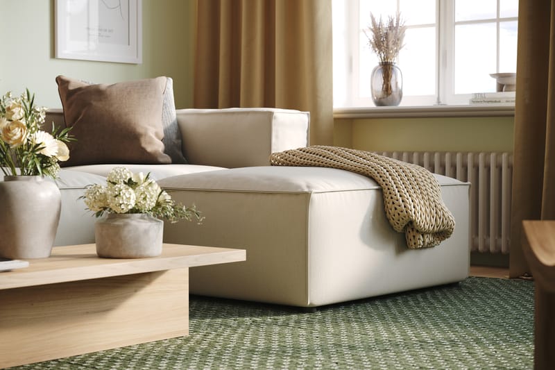 Cubo L-sofa Vendbar - Beige - Møbler - Sofaer - Sofa med chaiselong