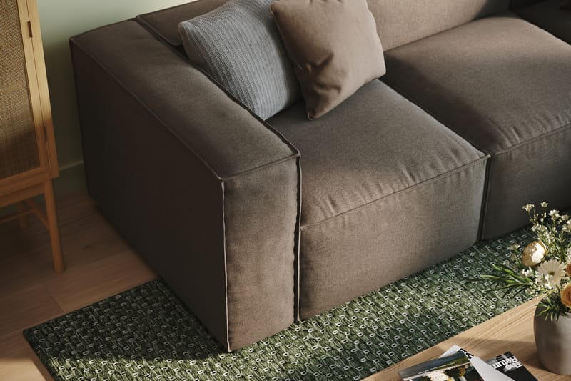 Cubo L-sofa Vendbar - Grå - Møbler - Sofaer - Sofa med chaiselong