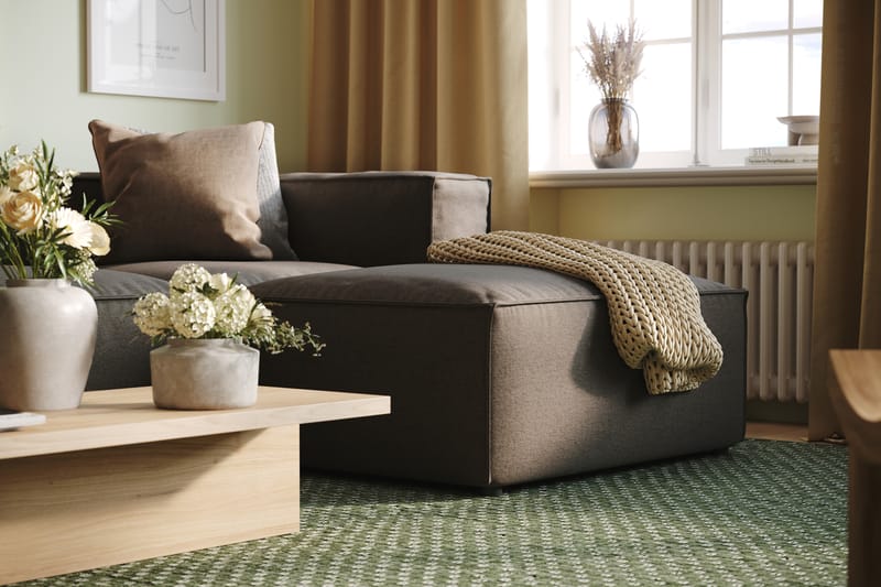 Cubo L-sofa Vendbar - Grå - Møbler - Sofaer - Sofa med chaiselong