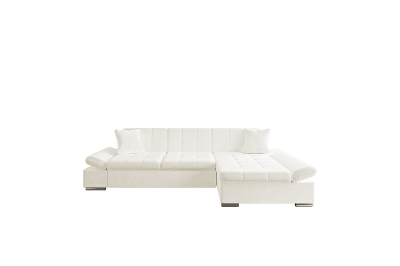 Djerra Sofa med Divan 3-personers - Hvid - Møbler - Sofaer - Sofa med chaiselong